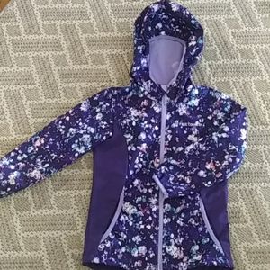 Girls Floral Free Country jacket with hood - used
